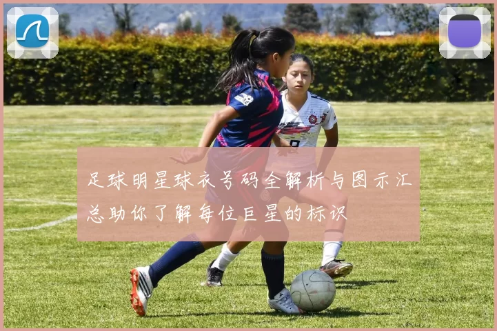 足球明星球衣号码全解析与图示汇总助你了解每位巨星的标识