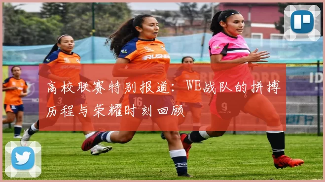 高校联赛特别报道：WE战队的拼搏历程与荣耀时刻回顾