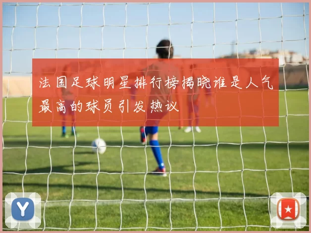 法国足球明星排行榜揭晓谁是人气最高的球员引发热议